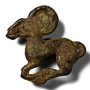 Scythian Bronze Ram Mount