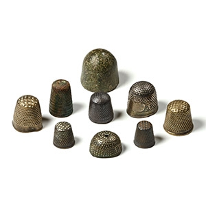 Medieval and Later Bronze Thimble Group