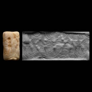 Old Babylonian Alabaster Cylinder Seal