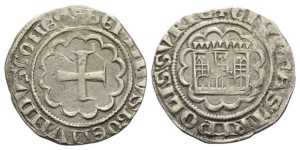 Crusader, Bohémond VII AR Half Gros.