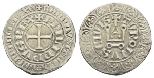 France. Philippe III le Hardi (the Bold) AR Gros tournois.