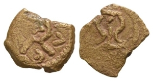 Judaea, Herod I AE Prutah.