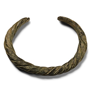 Viking Age Twisted Bronze Bracelet