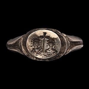 Tudor Period Silver Harmony Marriage Posy Ring