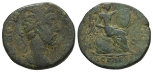 Commodus AE Sestertius.