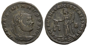 Maximian BI Nummus.