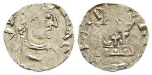 Germany. Henry II of Swabia AR Denier.