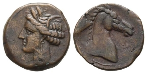 North Africa, Carthage AE 19mm.