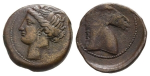 North Africa, Carthage AE 19mm.
