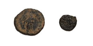 Group of Two [2] AE Ancient Coins.