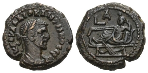 Diocletian BI Tetradrachm of Alexandria, Egypt.