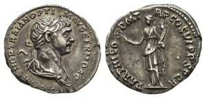 Trajan AR Denarius.