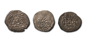 Group of Three [3] AR Islamic Coins.