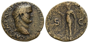 Titus, as Caesar AE As.