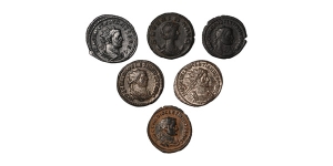 Group of Six [6] Roman BI Antoniniani.