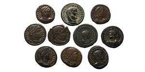 Group of Ten [10] Roman BI Nummi.