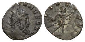 Aureolus, Romano-Gallic Usurper BI Antoninianus.