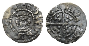 England. Edward IV AR Halfpenny.