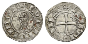 Crusaders. Bohémond III or IV BI Denier.