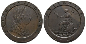 Great Britain. Hanover, George III CU Twopence.