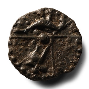 Anglo-Saxon Agnus Dei Type Pewter Brooch