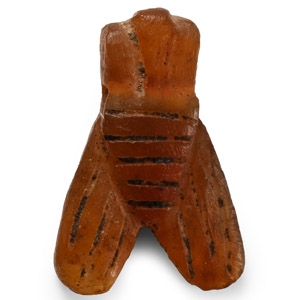 Egyptian Carnelian Fly Amulet