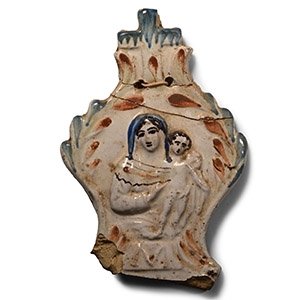 Religious Glazed Plaque