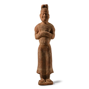 Chinese Tang Terracotta Standing Figure