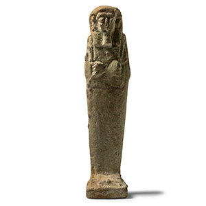 Egyptian Pale Green Faience Shabti