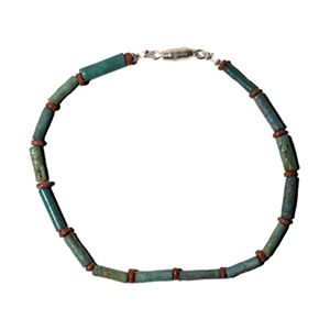 Egyptian Faience Bead Bracelet