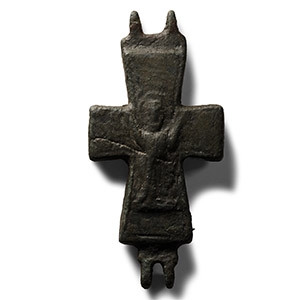 Byzantine Reliquary Cross Pendant Plate