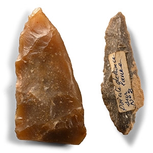 Stone Age Flint Spear Point Group