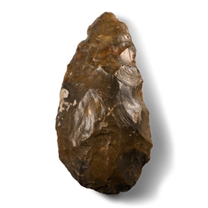 Large Stone Age Bifacial Flint Lancelot Hand Axe