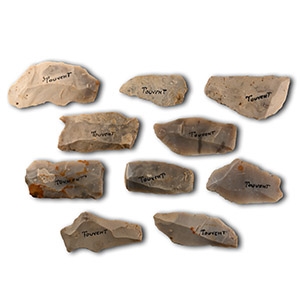 Stone Age Large Group of Flint Knives and Tools