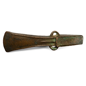 Large Bronze Age Twin-Looped Palstave Axehead