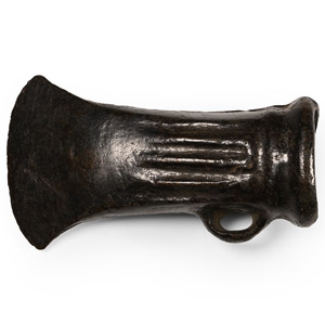 Bronze Age Decorated Looped and Socketted Axehead