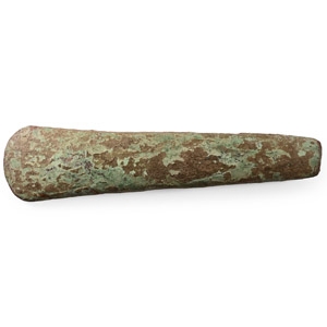 Bronze Age Copper D-Sectioned Flat Axe