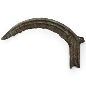 Bronze Age Rib-Decorated Sickle Blade
