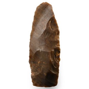 Stone Age British Bifacial Flint Axehead