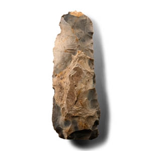 Large Stone Age South Downs Knapped Flint Axehead