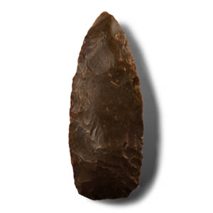 Stone Age Knapped Flint Axehead