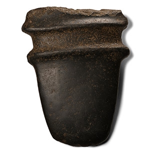 Native American Polished and Grooved Stone Axehead