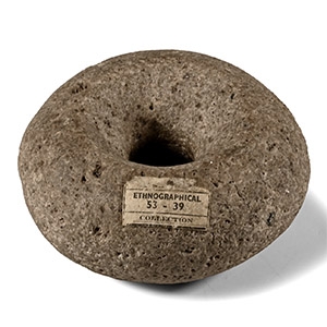 Stone Age Granite Donut-Shaped Macehead