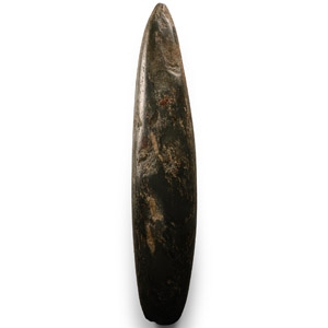 Papuan Polished Green Stone Axehead