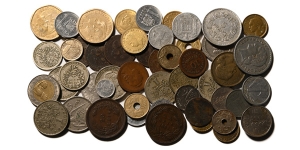Group of Fifty-Two [52] Mixed Coins of Europe.