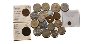  Group of Twenty-One [21] Coins of Asia.