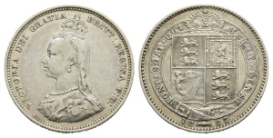 Great Britain. Hanover, Victoria AR Shilling.