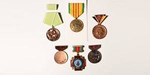  Group of Six [6] Medals.