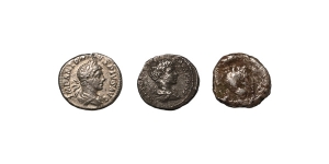  Group of Three [3] Roman AR Denarii.