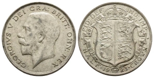 Great Britain. Windsor, George V AR Halfcrown.